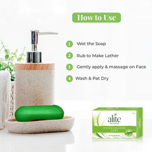 alite
Neem & Aloevera Soap hOW TO USE